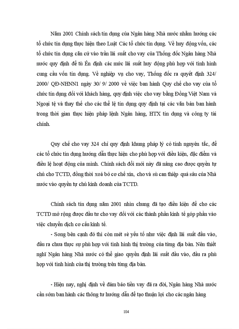 image for page Thực trạng tín dụng và rủi ro tín dụng tại Ngân hàng Nông nghiệp và phát triển nông thôn Hà Nội 1