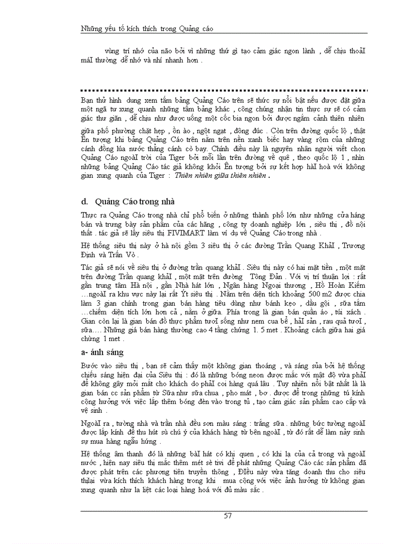 image for page Những yếu tố kích thích trong Quảng cáo