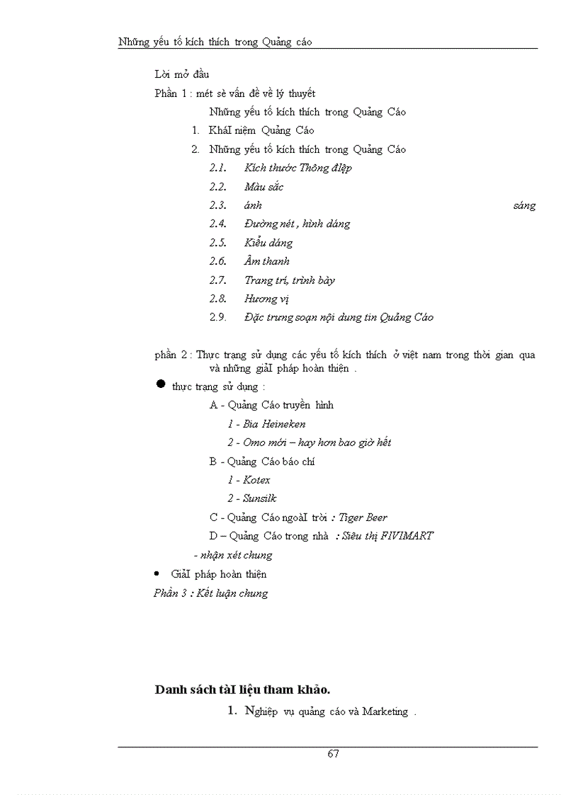 image for page Những yếu tố kích thích trong Quảng cáo