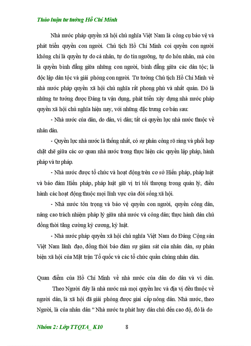 image for page Trình bày quan điểm Hồ Chí Minh về một nhà nước của dân do dân và vì dân