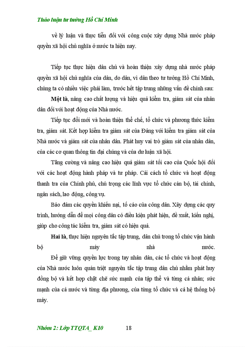 image for page Trình bày quan điểm Hồ Chí Minh về một nhà nước của dân do dân và vì dân