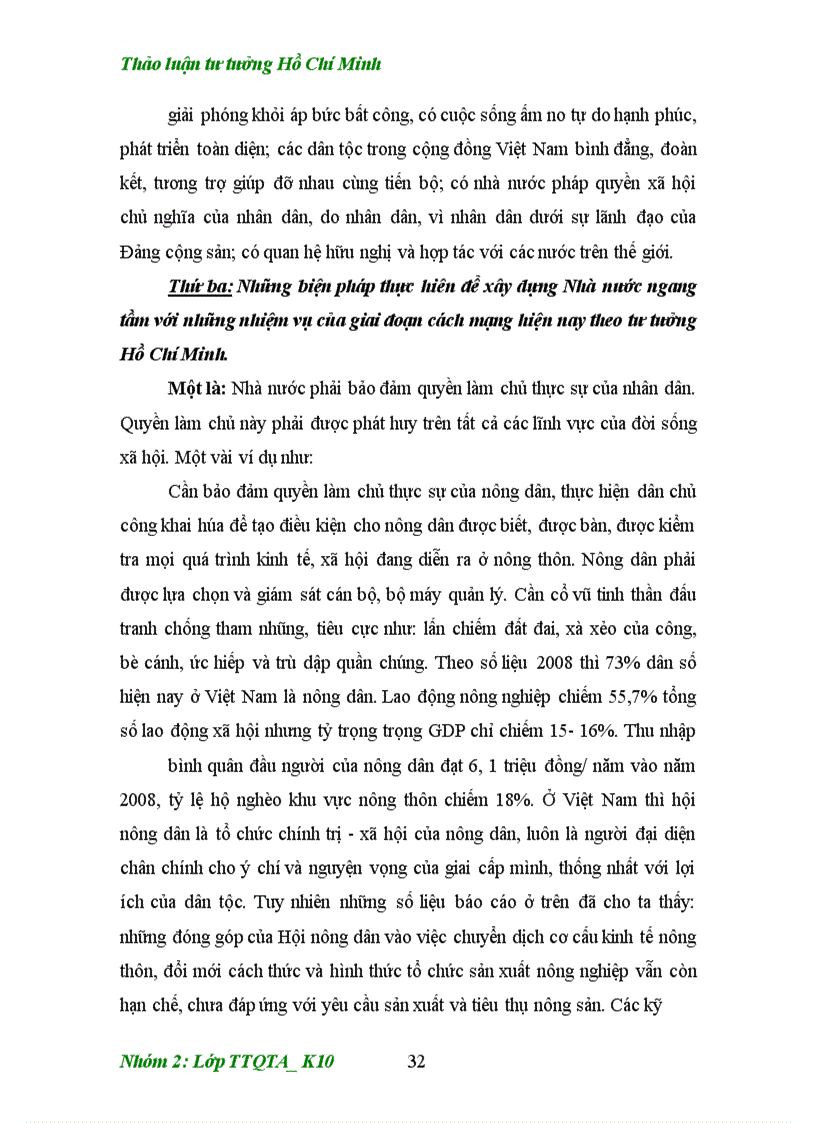 image for page Trình bày quan điểm Hồ Chí Minh về một nhà nước của dân do dân và vì dân