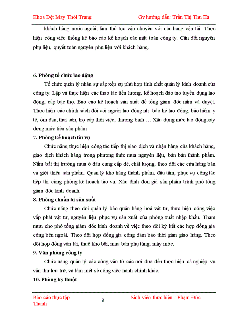 image for page Thực tập Công ty Cổ Phần may Xuất khẩu Hà Bắc