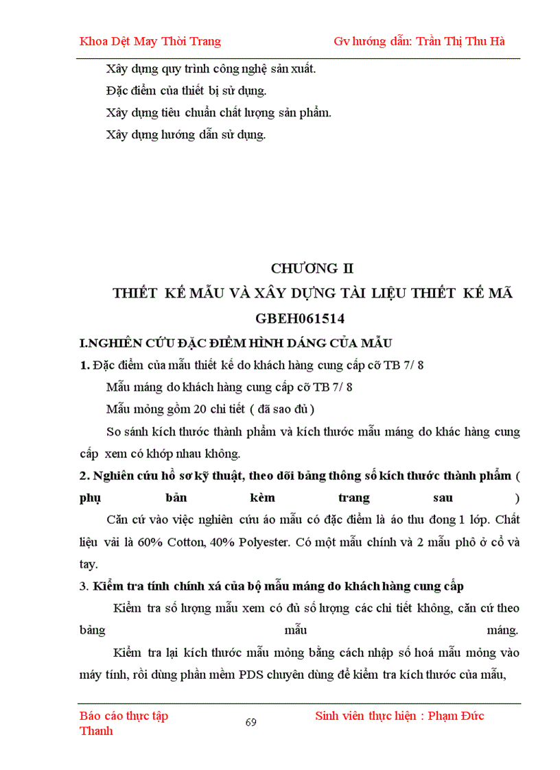 image for page Thực tập Công ty Cổ Phần may Xuất khẩu Hà Bắc