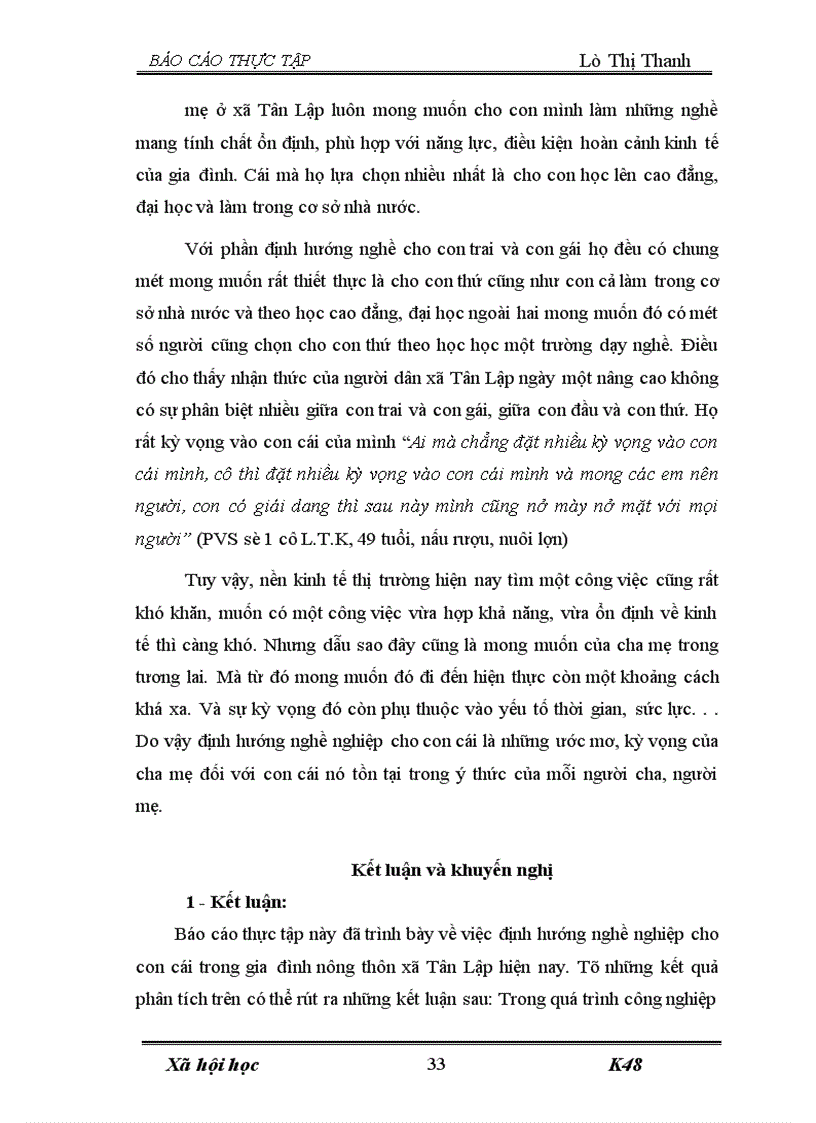 image for page Thực trạng định hướng nghề nghiệp cho con cái trong các hộ gia đình nông thôn hiện nay 1