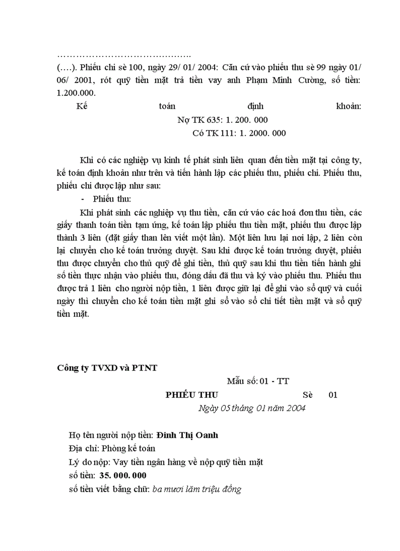 image for page Kế Toán Vốn Bằng Tiền 1