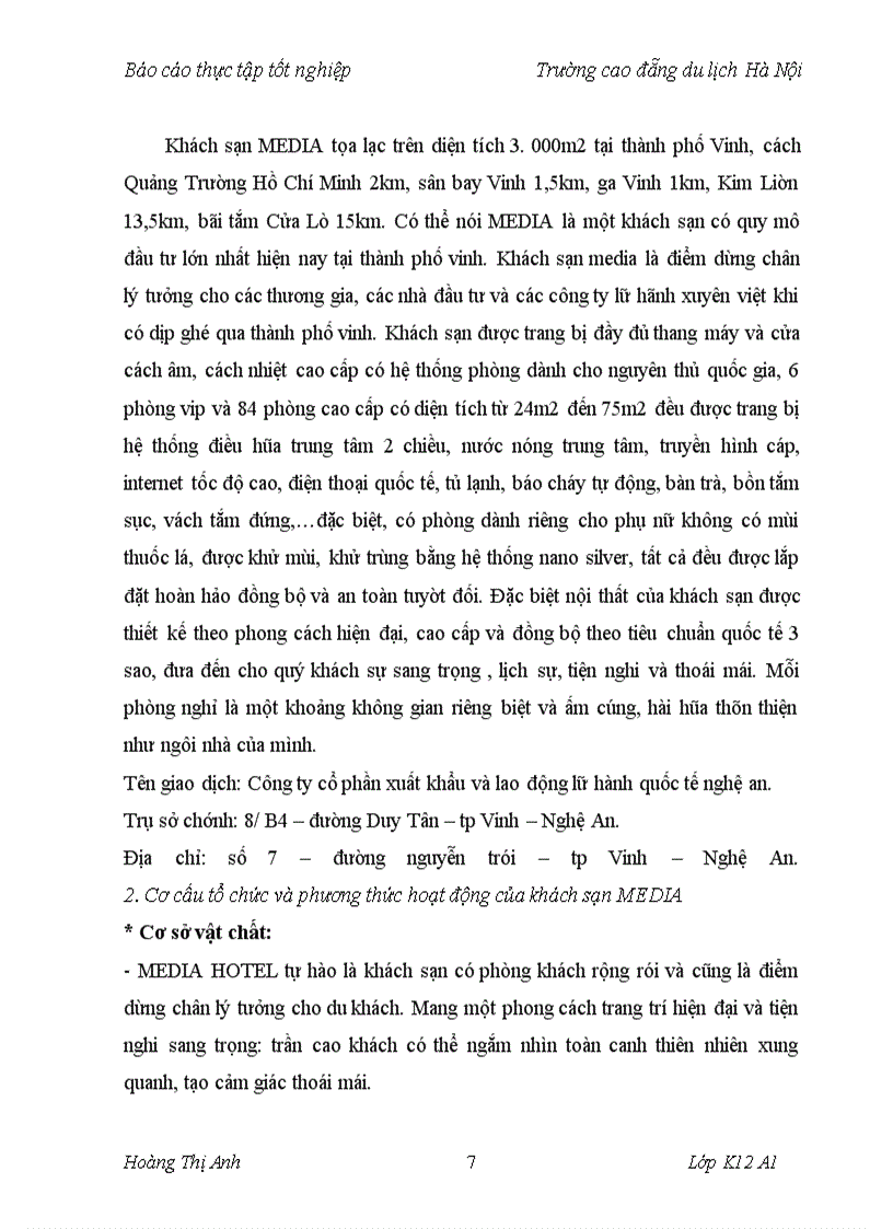 image for page Báo cáo thực tập tốt nghiệp tổng hợp về du lịch