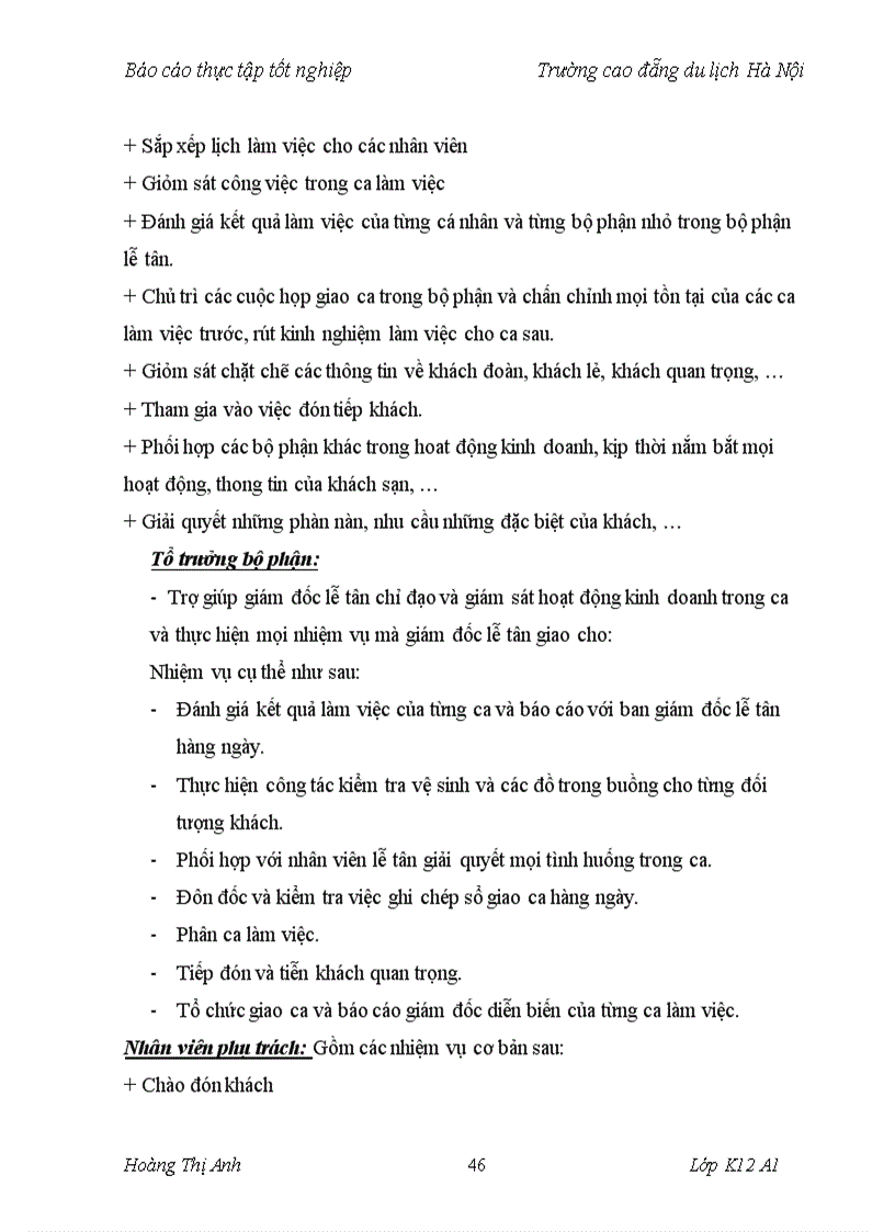 image for page Báo cáo thực tập tốt nghiệp tổng hợp về du lịch