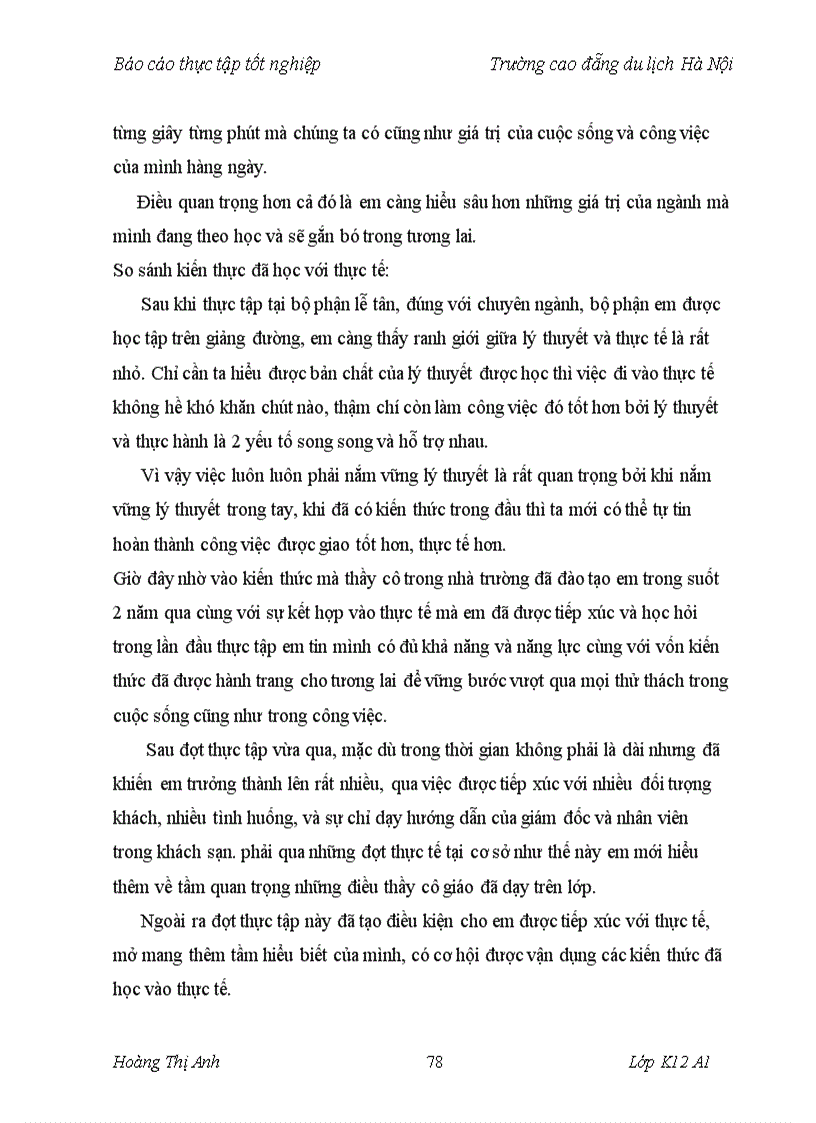 image for page Báo cáo thực tập tốt nghiệp tổng hợp về du lịch