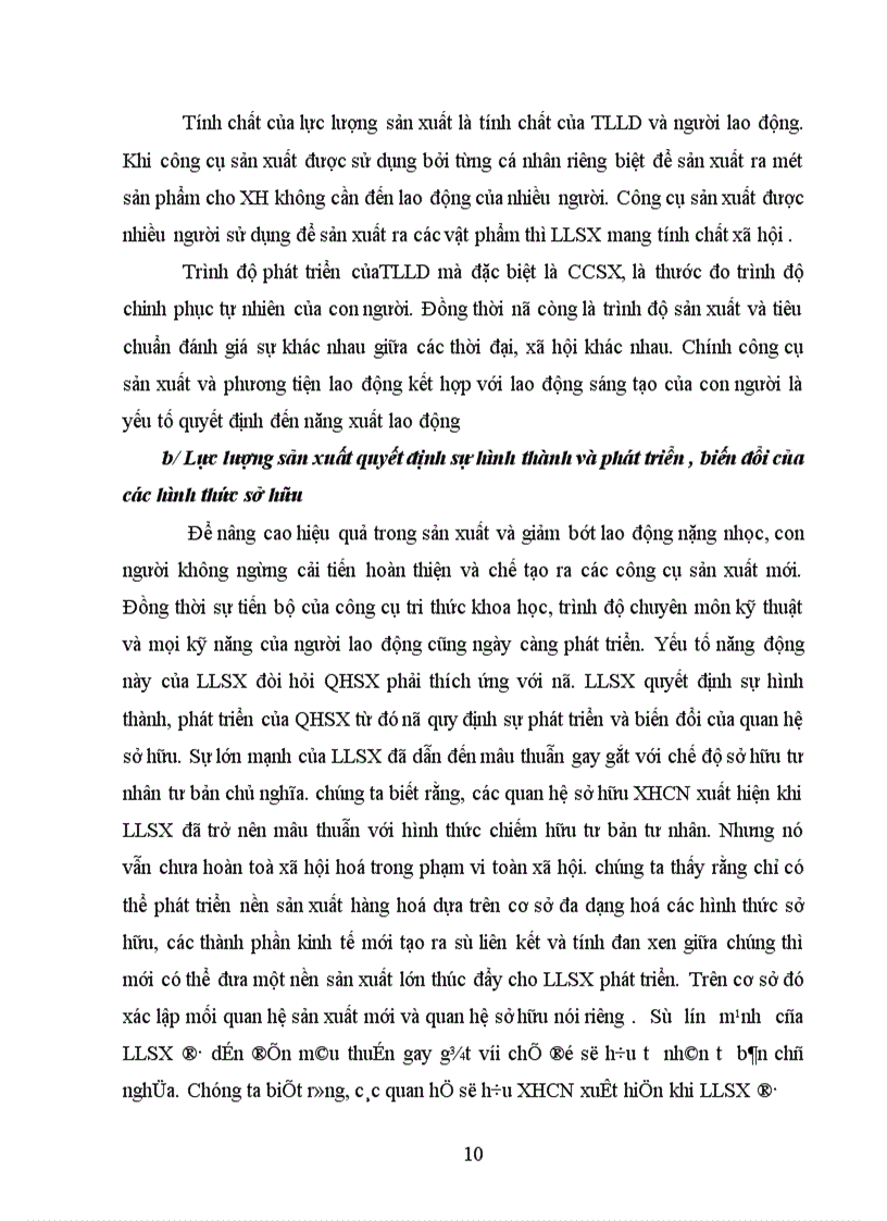 image for page Quan hệ biện chứng giữa sự phát triển của lực lượng sản xuất và sự đa dạng hoá các loại hình sở hữu ở Việt Nam 1