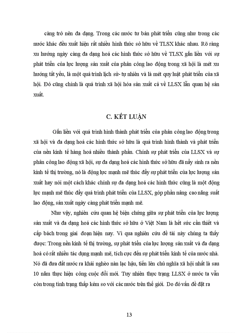 image for page Quan hệ biện chứng giữa sự phát triển của lực lượng sản xuất và sự đa dạng hoá các loại hình sở hữu ở Việt Nam 1