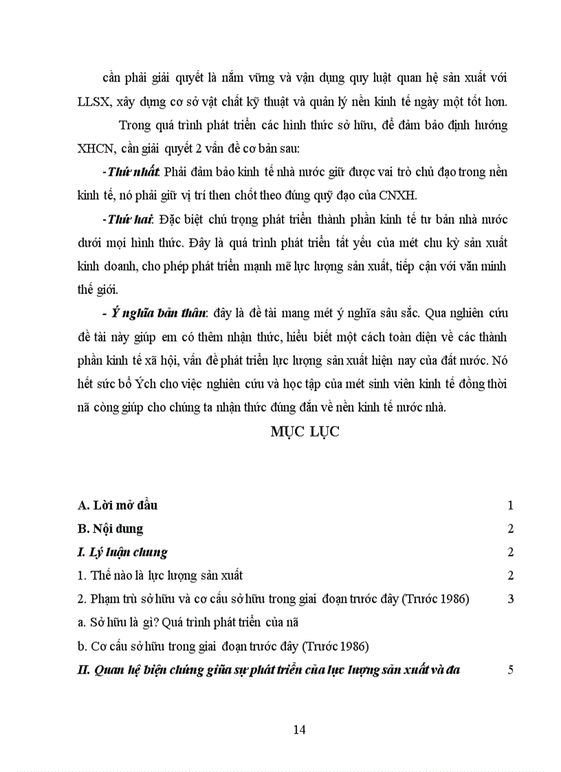image for page Quan hệ biện chứng giữa sự phát triển của lực lượng sản xuất và sự đa dạng hoá các loại hình sở hữu ở Việt Nam 1