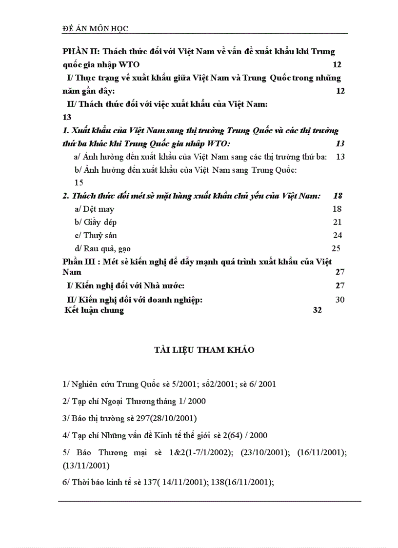 image for page Thách thức đối với Việt Nam về vấn đề xuất khẩu khi Trung Quốc gia nhập WTO