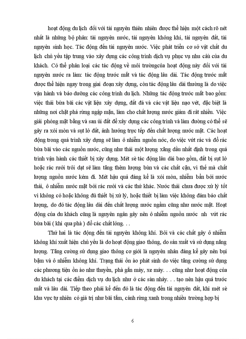 image for page Thực trạng phát triển du lịch và môi trường ở Hà Nội