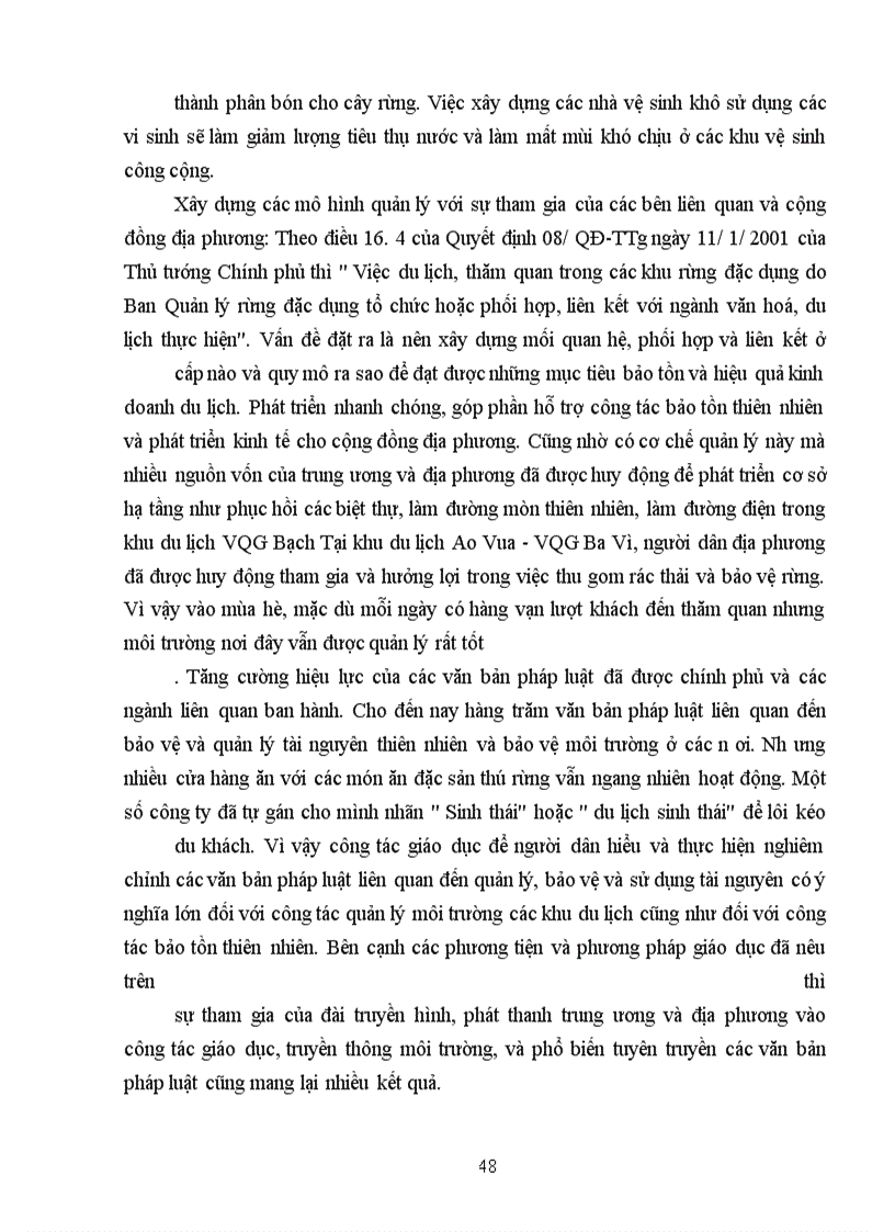 image for page Thực trạng phát triển du lịch và môi trường ở Hà Nội