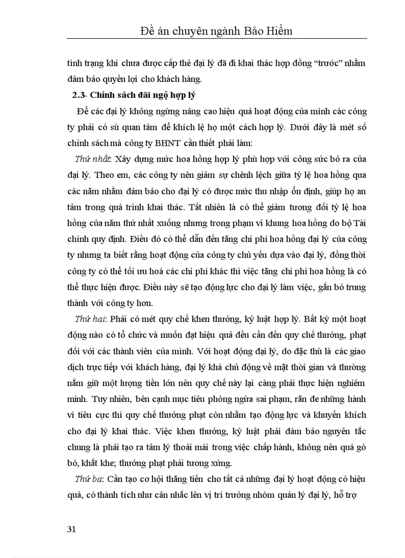 image for page Nâng cao hiệu quả hoạt động đại lý Bảo Hiểm Nhân Thọ ở Việt Nam hiện nay 1