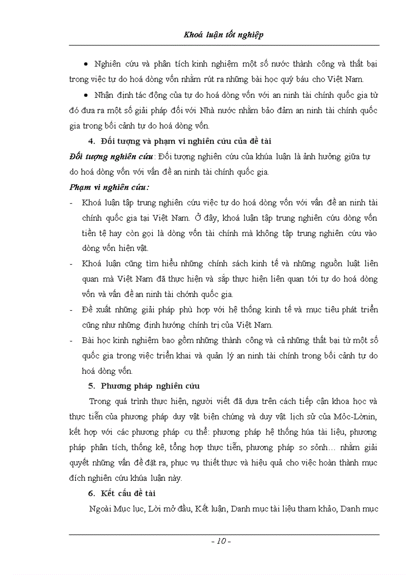 image for page Thực trạng quá trình tự do hoá dòng vốn và sự ảnh hưởng đối với an ninh tài chính quốc gia tại việt nam