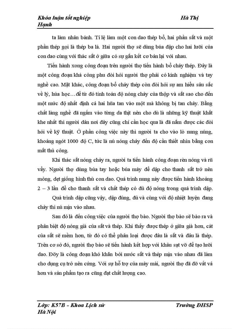 image for page Nghề rèn ở Lý Nhân xã Lý Nhân huyện Vĩnh Tường tỉnh Vĩnh Phúc từ năm 1990 đến năm 2010