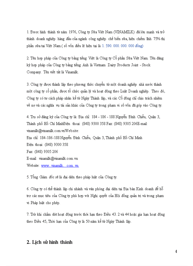 image for page Các chiến lược marketing của Vinamilk