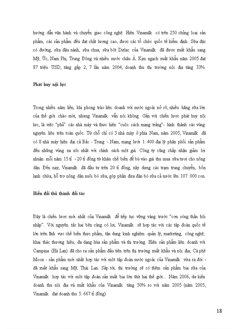 image for page Các chiến lược marketing của Vinamilk