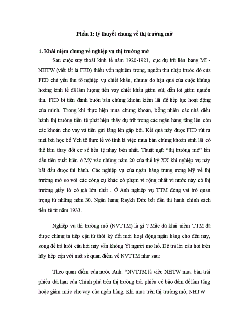 image for page thực trạng hoạt động thị trường mở ở Việt Nam hiện nay