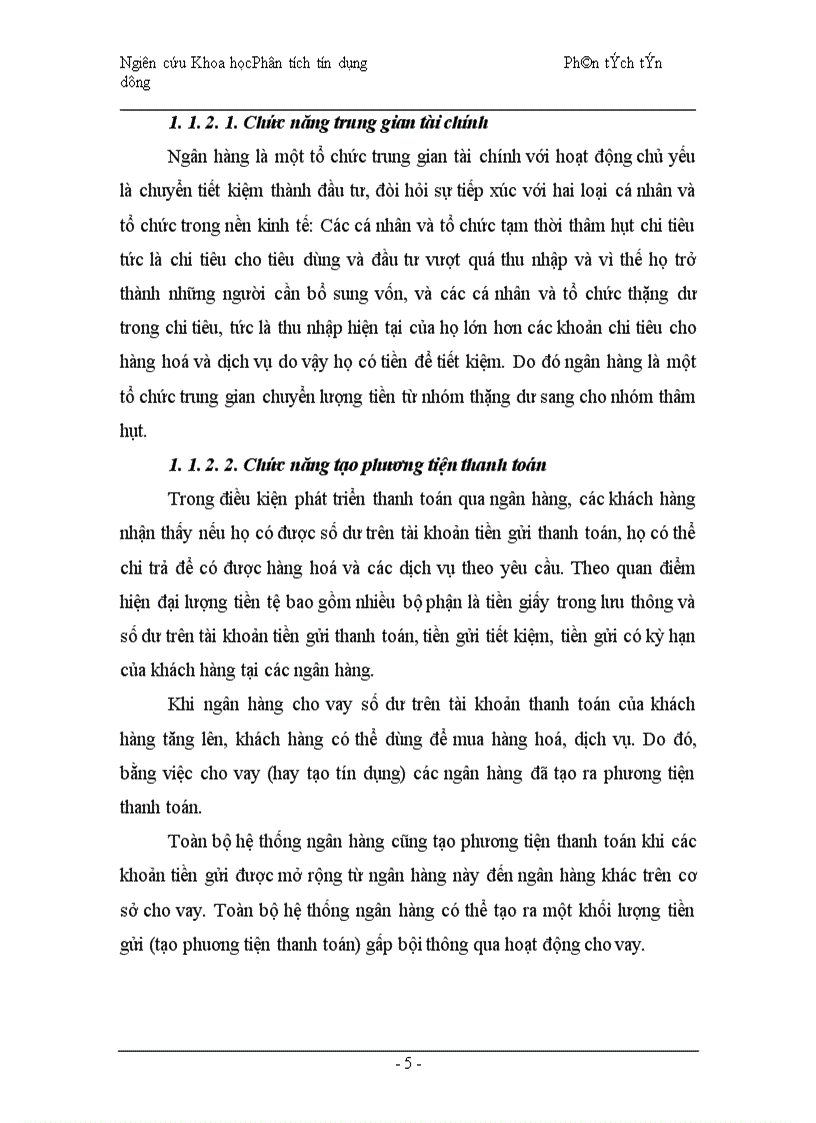 image for page Hoàn thiện quy trình phân tích tín dụng trong hoạt động của các Ngân hàng Thương mại cổ phần Việt Nam