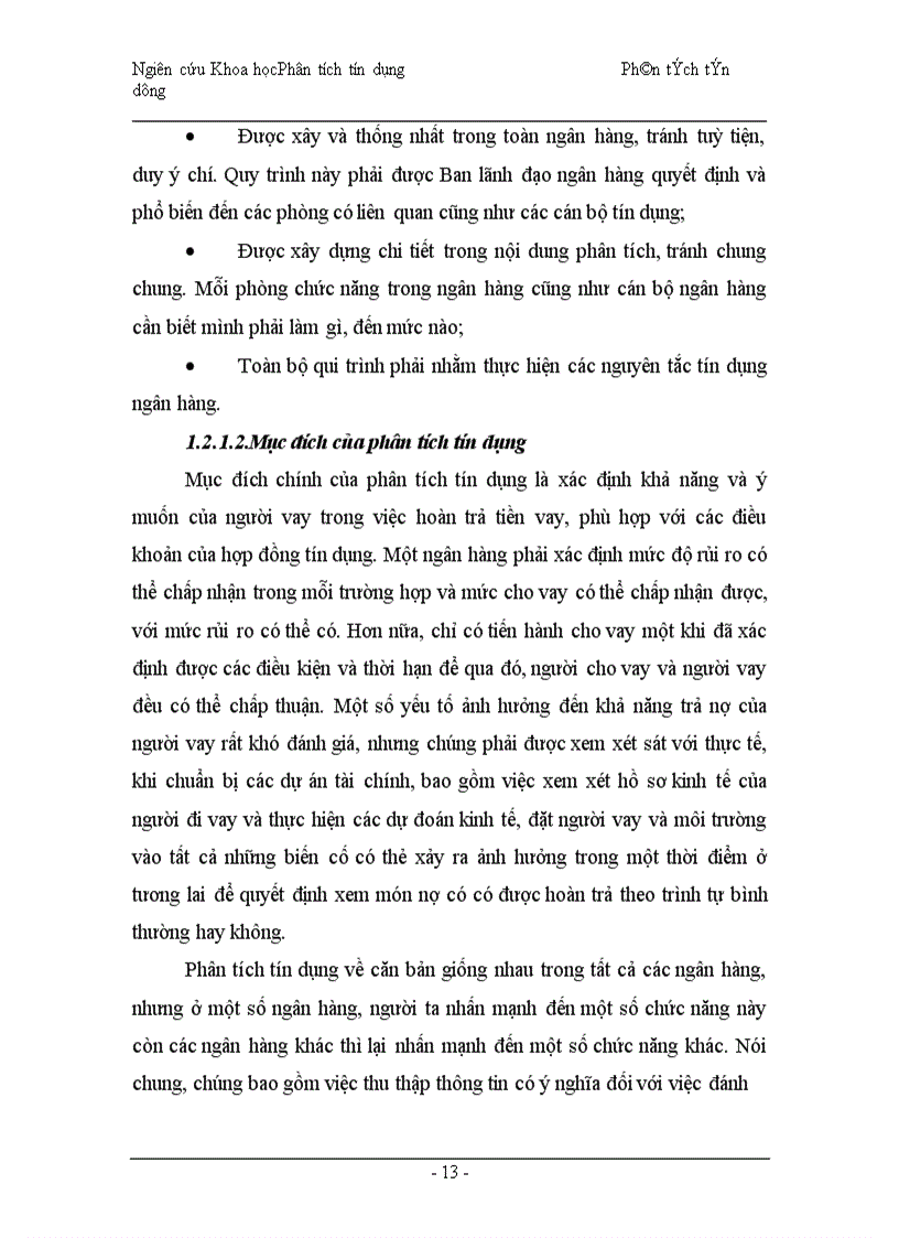 image for page Hoàn thiện quy trình phân tích tín dụng trong hoạt động của các Ngân hàng Thương mại cổ phần Việt Nam