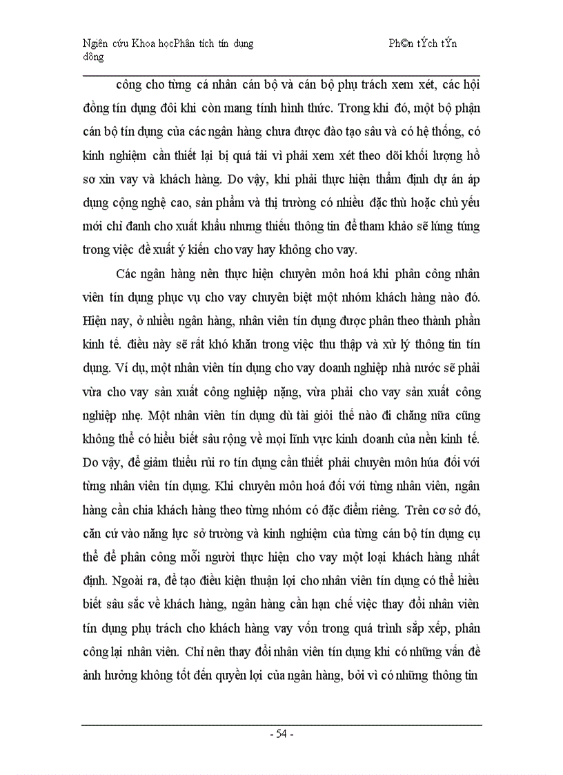 image for page Hoàn thiện quy trình phân tích tín dụng trong hoạt động của các Ngân hàng Thương mại cổ phần Việt Nam