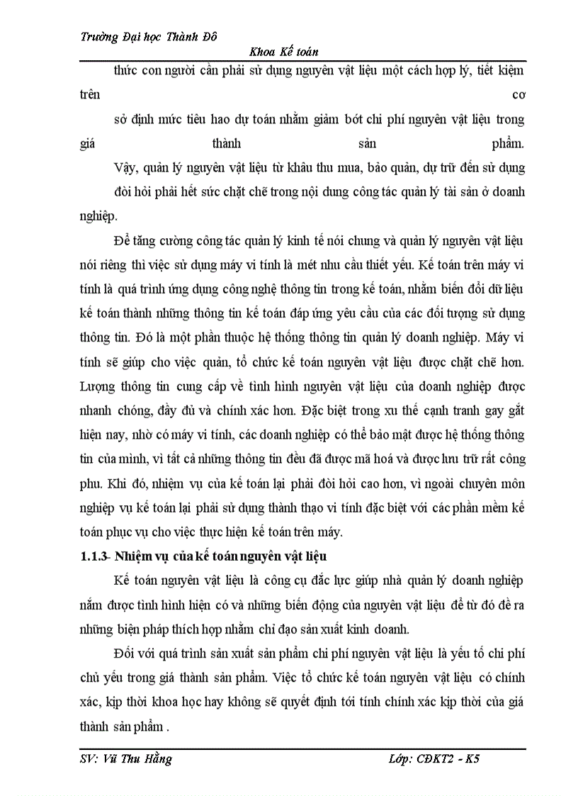 image for page Tổ chức công tác kế toán nguyên vật liệu và phân tích tình hình quản lý sử dụng nguyên vật liệu tại Công ty ĐẠI NAM