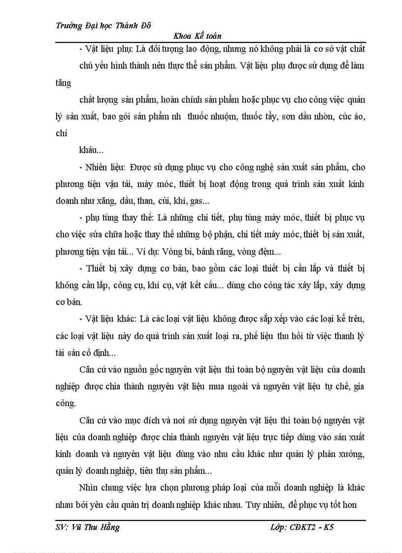 image for page Tổ chức công tác kế toán nguyên vật liệu và phân tích tình hình quản lý sử dụng nguyên vật liệu tại Công ty ĐẠI NAM