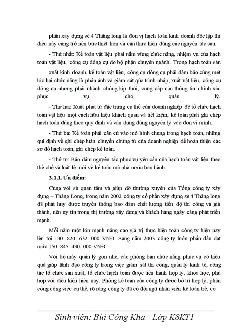 image for page Hoàn thiện kế toán nguyên vật liệu công cụ dụng cụ tại Công ty cổ phần xây dựng số 4 Thăng Long 1