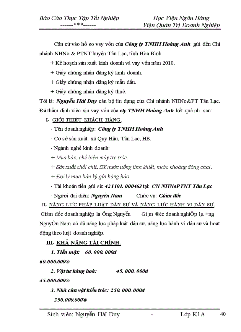 image for page Báo cáo thực tập tại NHNo PTNT huyện tân lạc