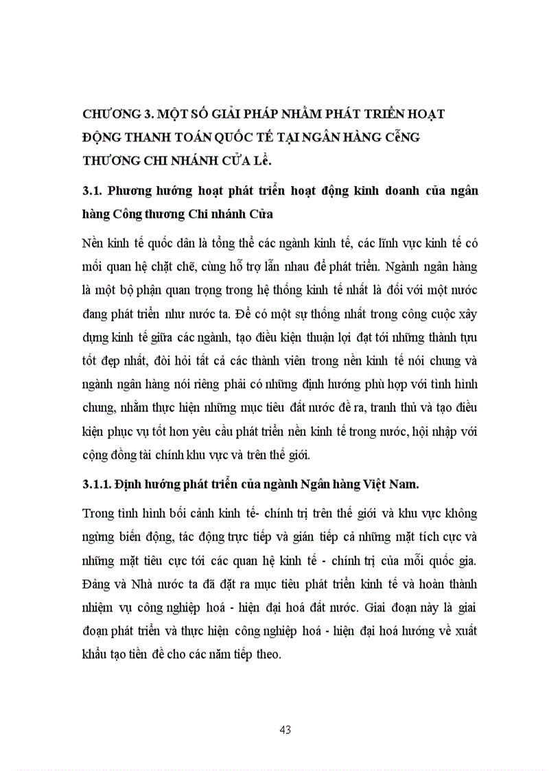 image for page Một số giải pháp phát triển hoạt động thanh toán xuất nhập khẩu tại Ngân hàng Công Thương Chi nhánh Cửa Lò