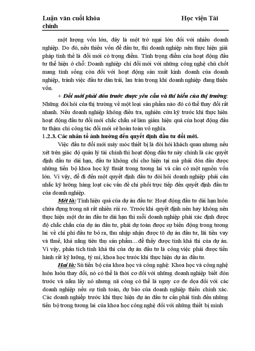 image for page Những giải pháp chủ yếu huy động vốn đổi mới thiết bị công nghệ tại Công ty Cổ phần dệt 10 10