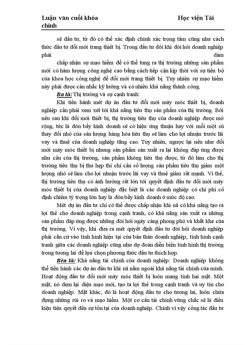 image for page Những giải pháp chủ yếu huy động vốn đổi mới thiết bị công nghệ tại Công ty Cổ phần dệt 10 10