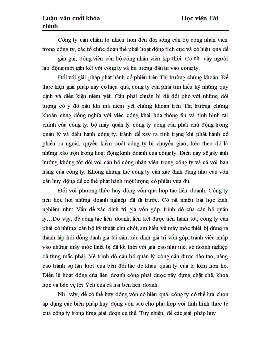 image for page Những giải pháp chủ yếu huy động vốn đổi mới thiết bị công nghệ tại Công ty Cổ phần dệt 10 10