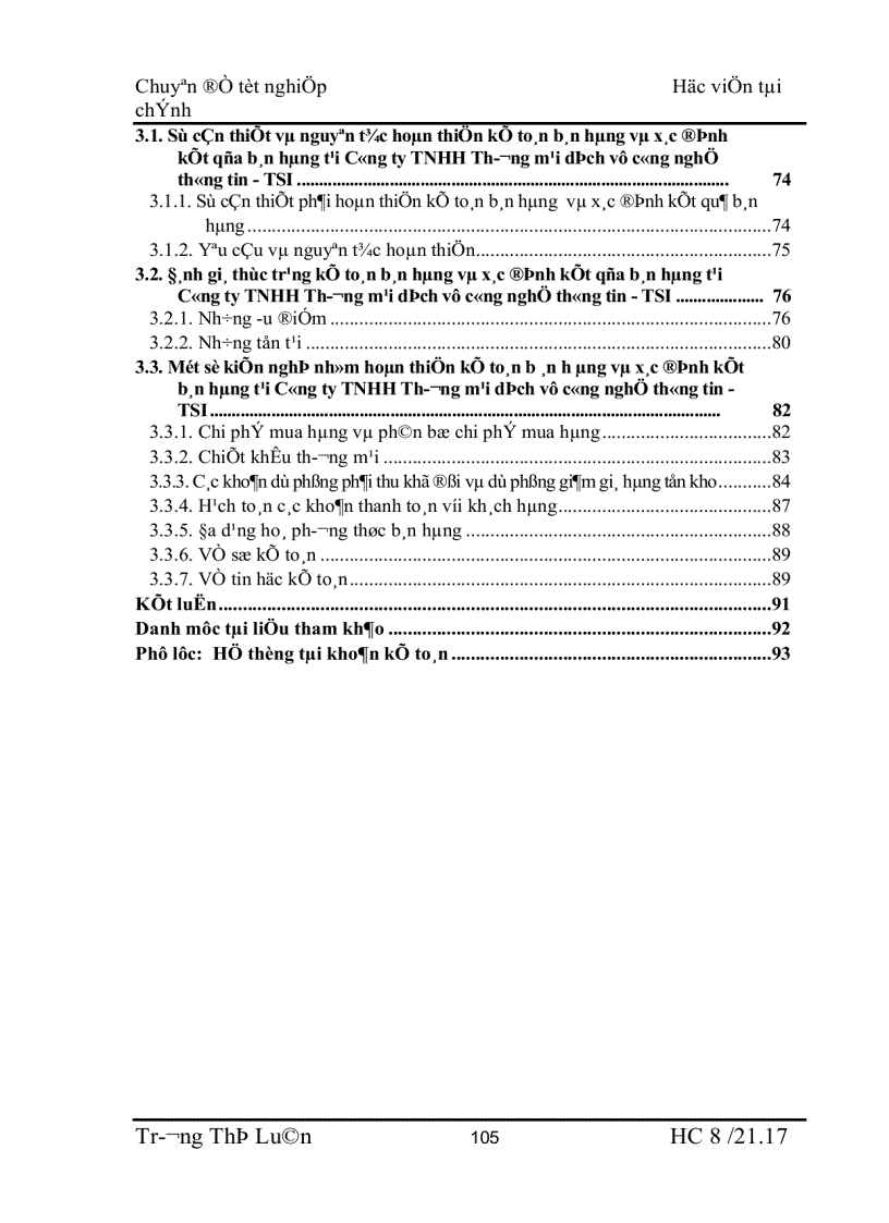image for page Tổ chức công tác Kế toán bán hàng và xác định kết quả bán hàng tại Công ty TNHH Thương mại dịch vụ công nghệ thông tin TSI