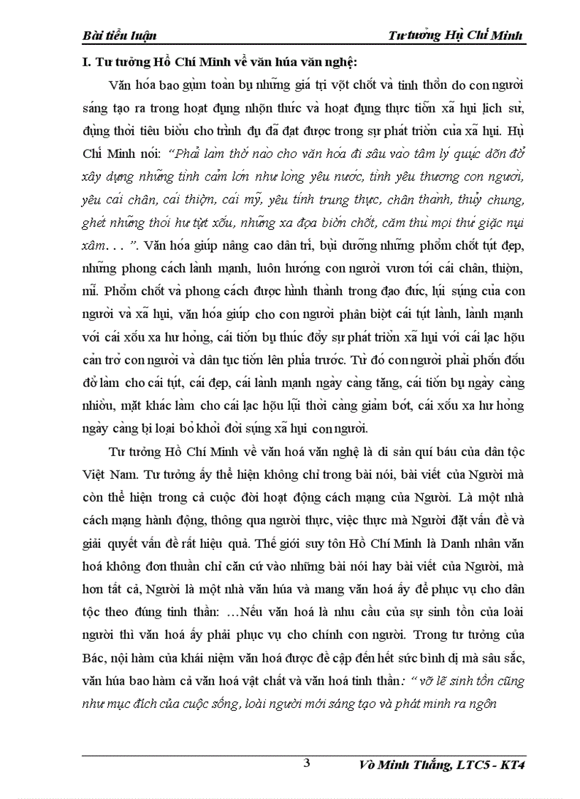 image for page Vận dụng tư tưởng văn hóa văn nghệ của Hồ Chí Minh vào xây dựng nền văm hóa văn nghệ trong giai đoạn hiện nay