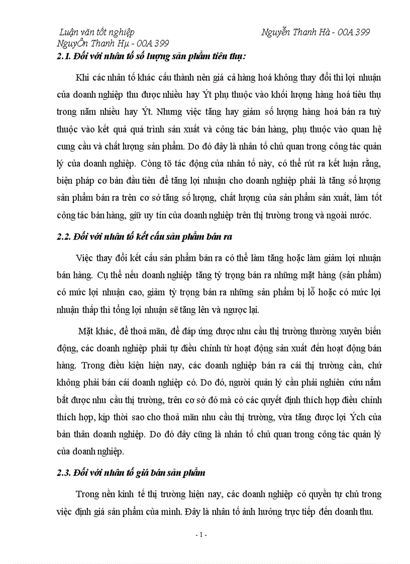 image for page Lợi nhuận và một số biện pháp tài chính nhằm tăng lợi nhuận tại Công ty Dược Liệu TW I