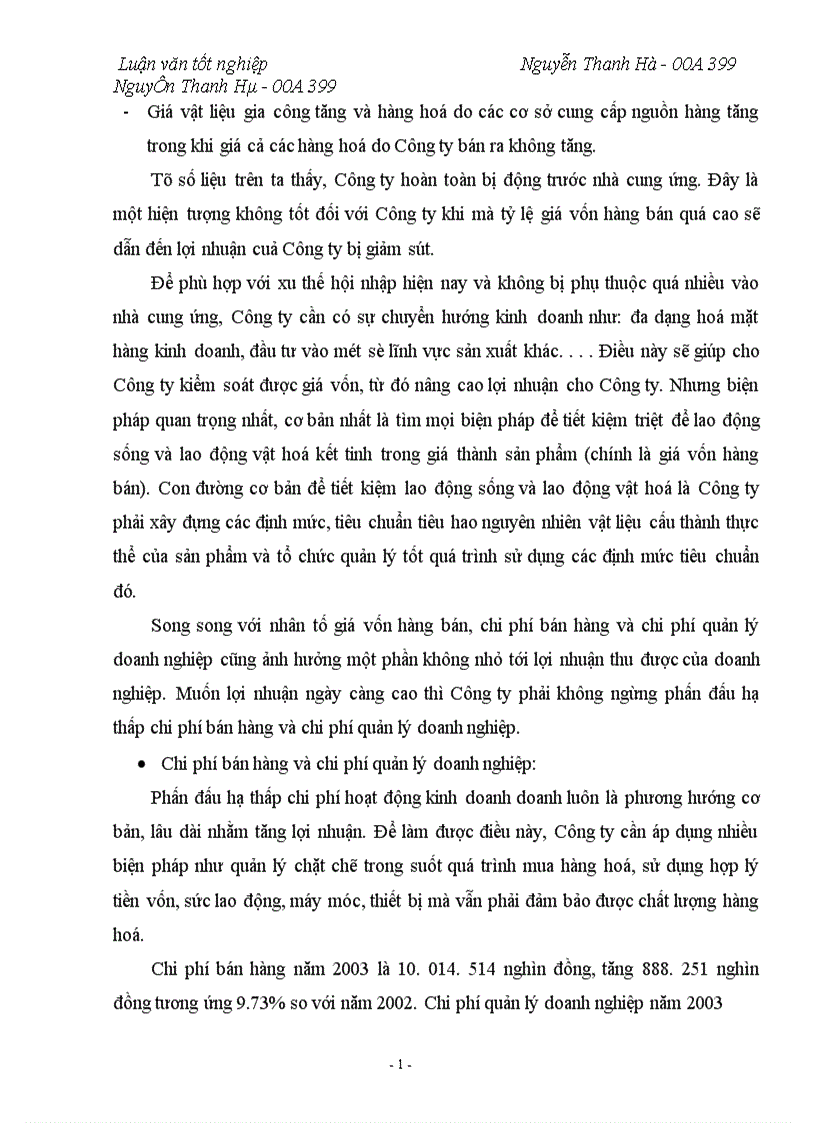 image for page Lợi nhuận và một số biện pháp tài chính nhằm tăng lợi nhuận tại Công ty Dược Liệu TW I