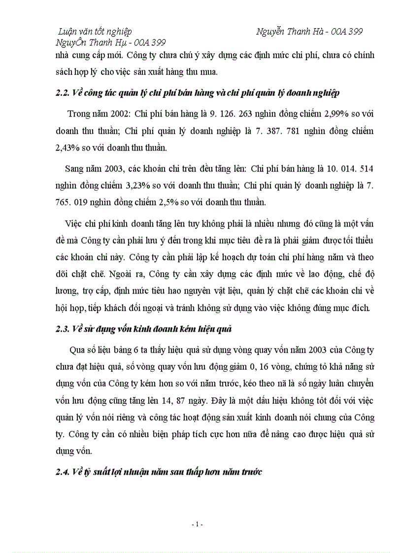 image for page Lợi nhuận và một số biện pháp tài chính nhằm tăng lợi nhuận tại Công ty Dược Liệu TW I