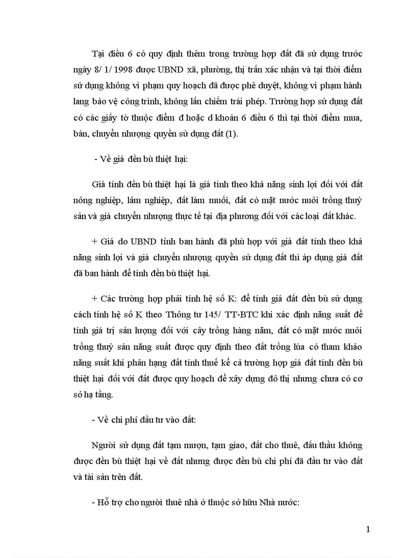 image for page Tìm hiểu chính sách đền bù thiệt hại tái định cư khi Nhà nước thu hồi đất trong thời gian qua ở Việt Nam