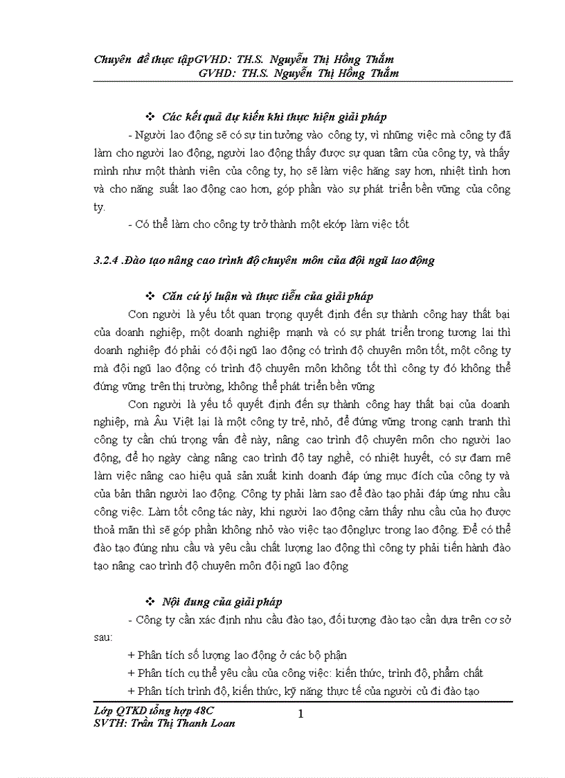 image for page Hoàn thiện công tác tạo động lực cho người lao động tại công ty cổ phần Âu Việt