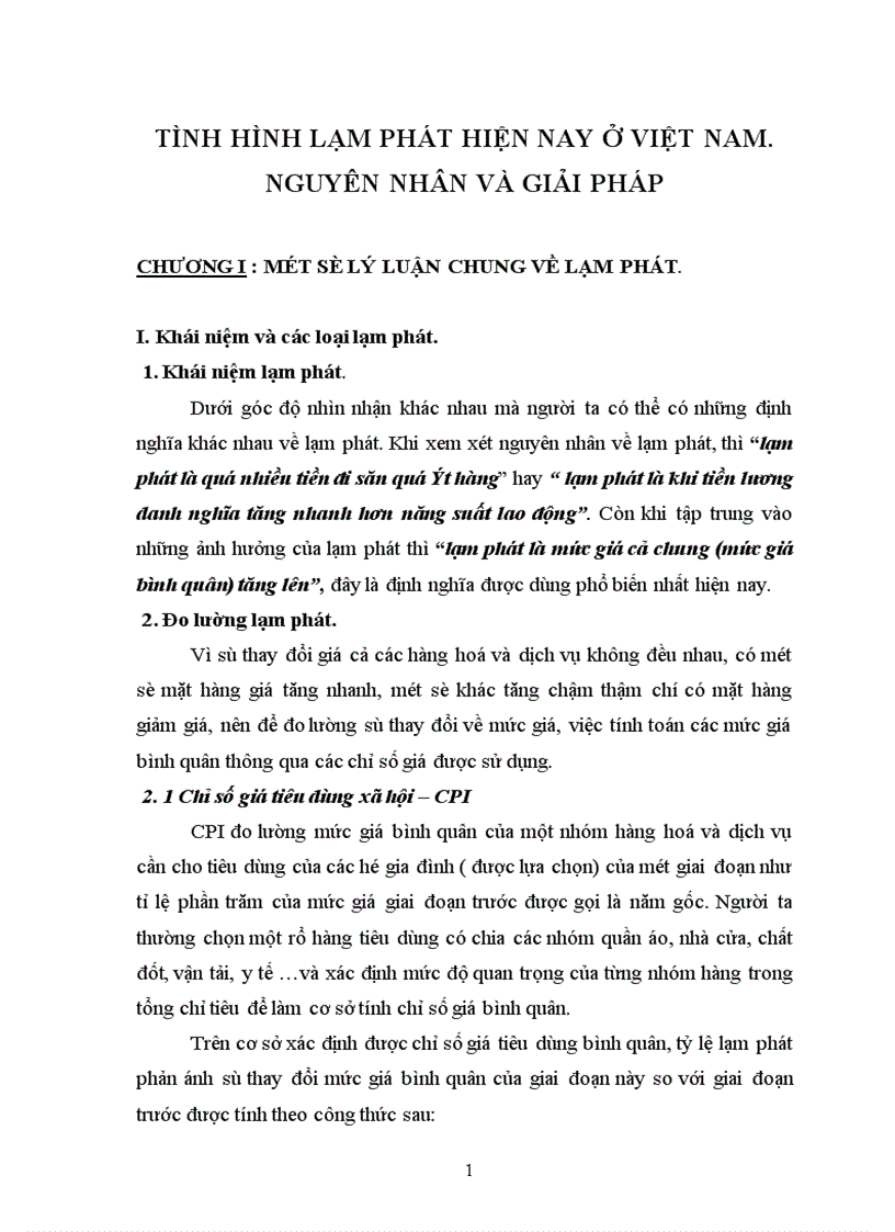 image for page Tình hình lạm phát hiện nay ở việt nam nguyên nhân và giải pháp