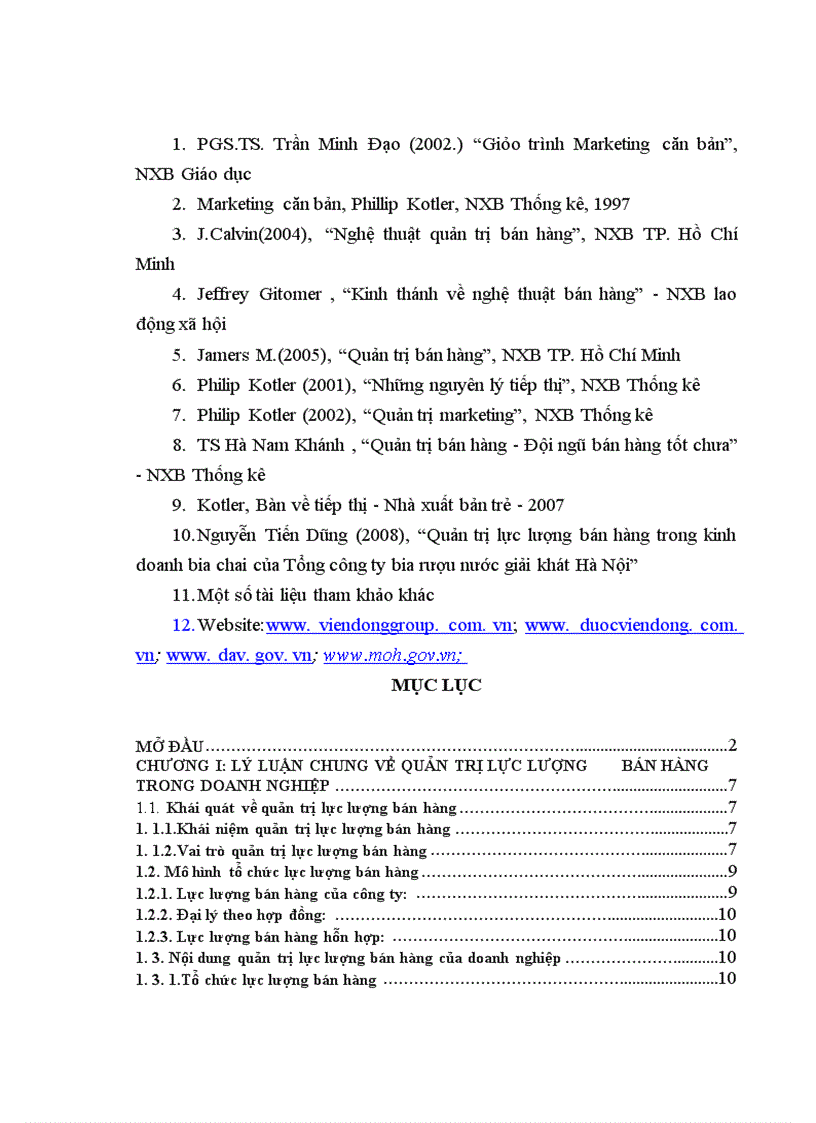 image for page Hoàn thiện quản trị lực lượng bán hàng của Công ty cổ phần Dược phẩm Viễn Đông