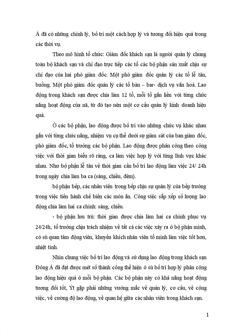 image for page Quản trị nhân sự tại khách sạn Đông Á thực trạng và giải pháp