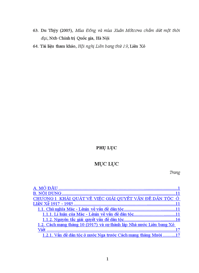 image for page Yếu tố dân tộc trong sự tan rã Nhà nước Liên bang Xô Viết