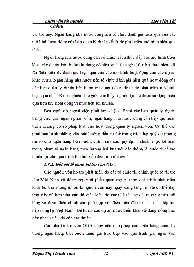 image for page Quản lý nguồn vốn ODA cho vay lại tại sở giao dịch III ngân hàng đầu tư và phát triển Việt Nam Thực trạng và giải pháp