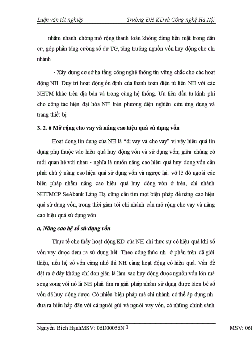 image for page Một số giải pháp nâng nhằm cao hiệu quả huy động vốn tại NHTMCP SeAbank chi nhánh Láng Hạ