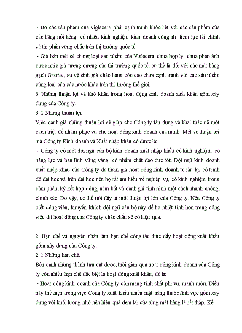 image for page Biện pháp thúc đẩy xuất khẩu mặt hàng gốm xây dựng của Công ty Kinh doanh và Xuất nhập khẩu thuộc Tổng công ty Thủy tinh và Gốm xây dựng Viglacera